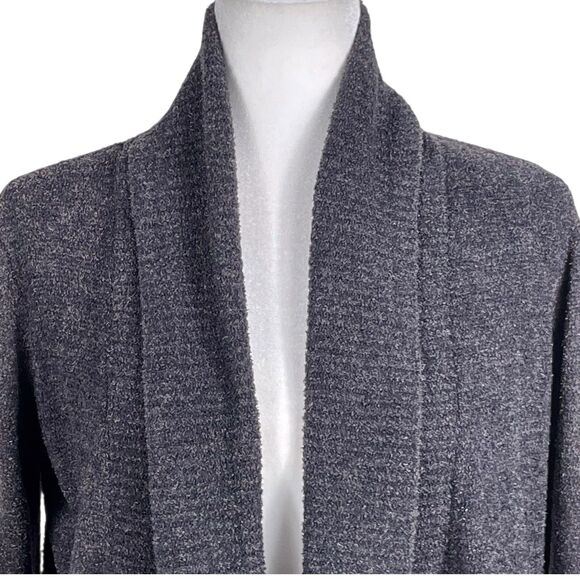 BAREFOOT DREAMS Cozychic Lite Circle Cardigan Sweater Size XS/S Open #452 Brown - Picture 6 of 16